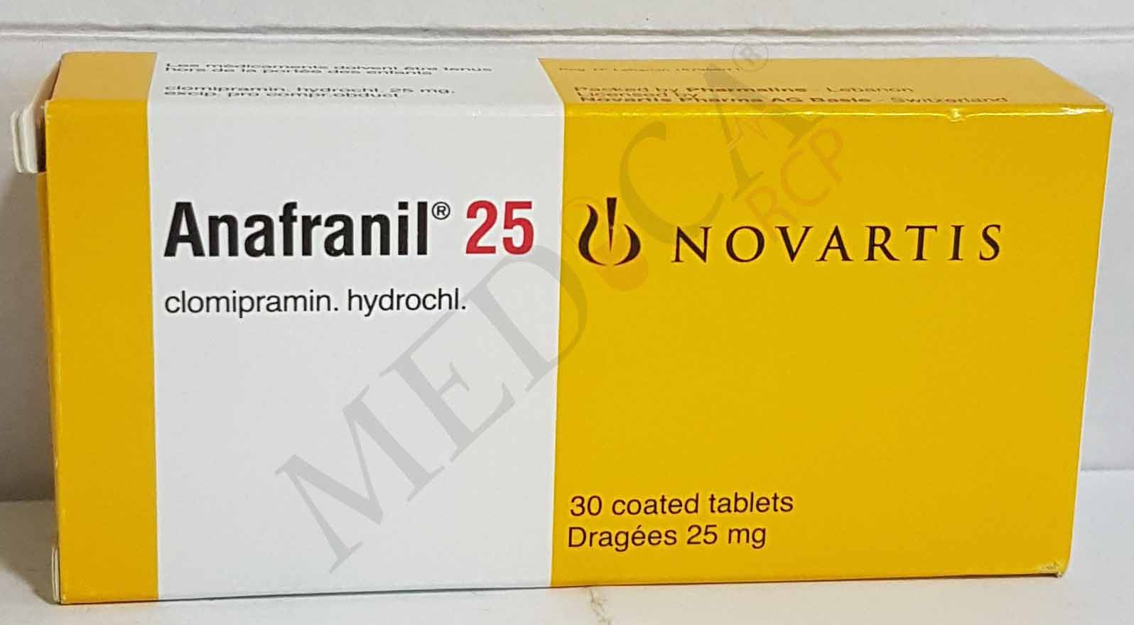 Anafranil SC Tablets 25mg